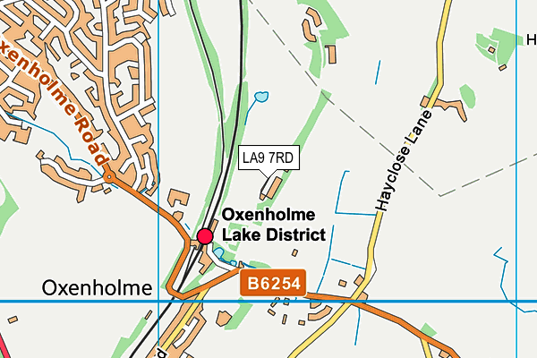 LA9 7RD map - OS VectorMap District (Ordnance Survey) LA9 7RD map - OS VectorMap District (Ordnance Survey)