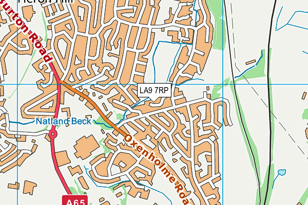 LA9 7RP map - OS VectorMap District (Ordnance Survey) LA9 7RP map - OS VectorMap District (Ordnance Survey)
