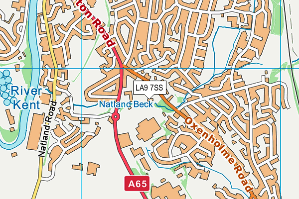 LA9 7SS map - OS VectorMap District (Ordnance Survey) LA9 7SS map - OS VectorMap District (Ordnance Survey)