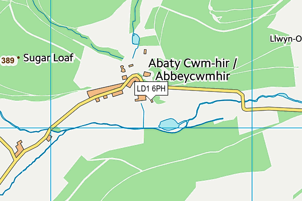 LD1 6PH map - OS VectorMap District (Ordnance Survey) LD1 6PH map - OS VectorMap District (Ordnance Survey)