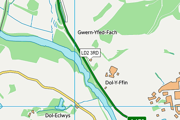 LD2 3RD map - OS VectorMap District (Ordnance Survey) LD2 3RD map - OS VectorMap District (Ordnance Survey)