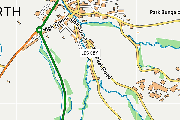 LD3 0BY map - OS VectorMap District (Ordnance Survey) LD3 0BY map - OS VectorMap District (Ordnance Survey)