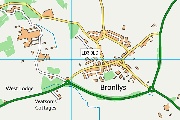 LD3 0LD map - OS VectorMap District (Ordnance Survey) LD3 0LD map - OS VectorMap District (Ordnance Survey)
