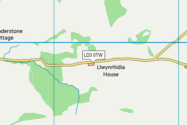 LD3 0TW map - OS VectorMap District (Ordnance Survey) LD3 0TW map - OS VectorMap District (Ordnance Survey)