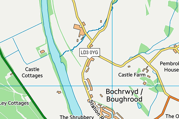 LD3 0YG map - OS VectorMap District (Ordnance Survey) LD3 0YG map - OS VectorMap District (Ordnance Survey)