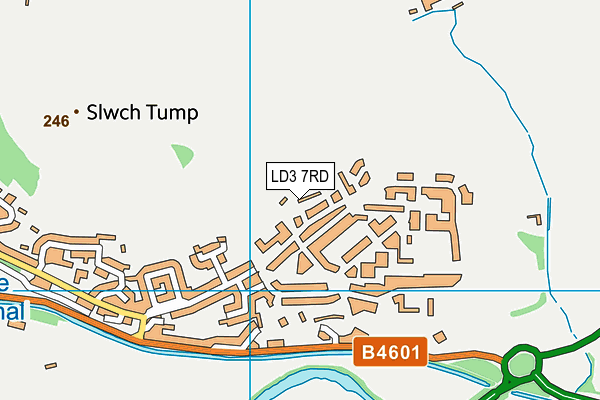 LD3 7RD map - OS VectorMap District (Ordnance Survey) LD3 7RD map - OS VectorMap District (Ordnance Survey)