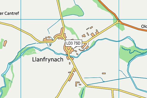 LD3 7SD map - OS VectorMap District (Ordnance Survey) LD3 7SD map - OS VectorMap District (Ordnance Survey)