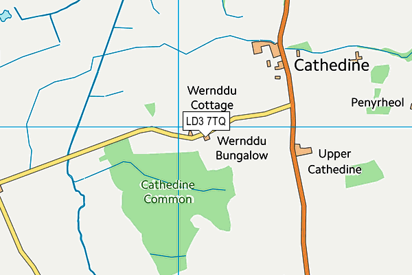 LD3 7TQ map - OS VectorMap District (Ordnance Survey) LD3 7TQ map - OS VectorMap District (Ordnance Survey)
