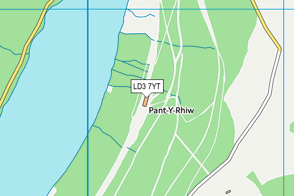 LD3 7YT map - OS VectorMap District (Ordnance Survey) LD3 7YT map - OS VectorMap District (Ordnance Survey)