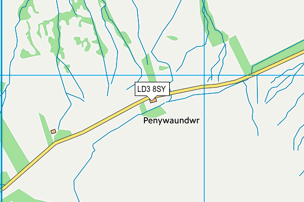 LD3 8SY map - OS VectorMap District (Ordnance Survey) LD3 8SY map - OS VectorMap District (Ordnance Survey)