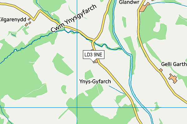 LD3 9NE map - OS VectorMap District (Ordnance Survey) LD3 9NE map - OS VectorMap District (Ordnance Survey)