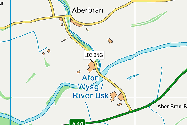 LD3 9NG map - OS VectorMap District (Ordnance Survey) LD3 9NG map - OS VectorMap District (Ordnance Survey)