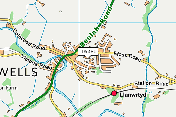 LD5 4RU map - OS VectorMap District (Ordnance Survey) LD5 4RU map - OS VectorMap District (Ordnance Survey)