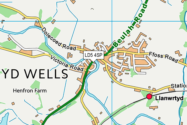 LD5 4SP map - OS VectorMap District (Ordnance Survey) LD5 4SP map - OS VectorMap District (Ordnance Survey)