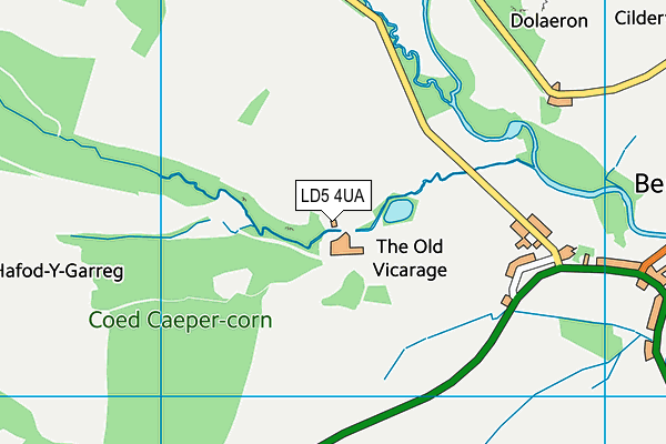LD5 4UA map - OS VectorMap District (Ordnance Survey) LD5 4UA map - OS VectorMap District (Ordnance Survey)