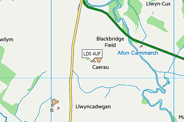 LD5 4UF map - OS VectorMap District (Ordnance Survey) LD5 4UF map - OS VectorMap District (Ordnance Survey)