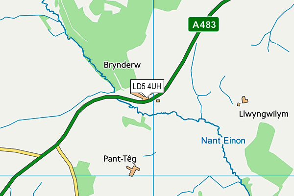 LD5 4UH map - OS VectorMap District (Ordnance Survey) LD5 4UH map - OS VectorMap District (Ordnance Survey)