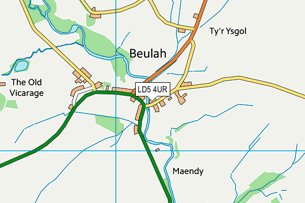 LD5 4UR map - OS VectorMap District (Ordnance Survey) LD5 4UR map - OS VectorMap District (Ordnance Survey)