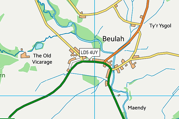 LD5 4UY map - OS VectorMap District (Ordnance Survey) LD5 4UY map - OS VectorMap District (Ordnance Survey)