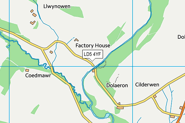 LD5 4YF map - OS VectorMap District (Ordnance Survey) LD5 4YF map - OS VectorMap District (Ordnance Survey)