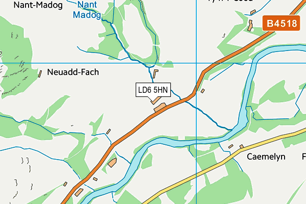 LD6 5HN map - OS VectorMap District (Ordnance Survey) LD6 5HN map - OS VectorMap District (Ordnance Survey)