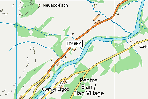LD6 5HY map - OS VectorMap District (Ordnance Survey) LD6 5HY map - OS VectorMap District (Ordnance Survey)