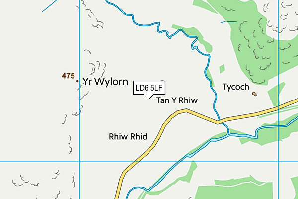 LD6 5LF map - OS VectorMap District (Ordnance Survey) LD6 5LF map - OS VectorMap District (Ordnance Survey)