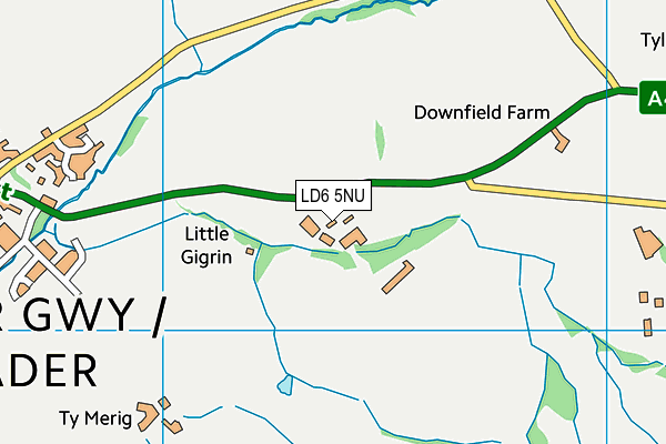 LD6 5NU map - OS VectorMap District (Ordnance Survey) LD6 5NU map - OS VectorMap District (Ordnance Survey)