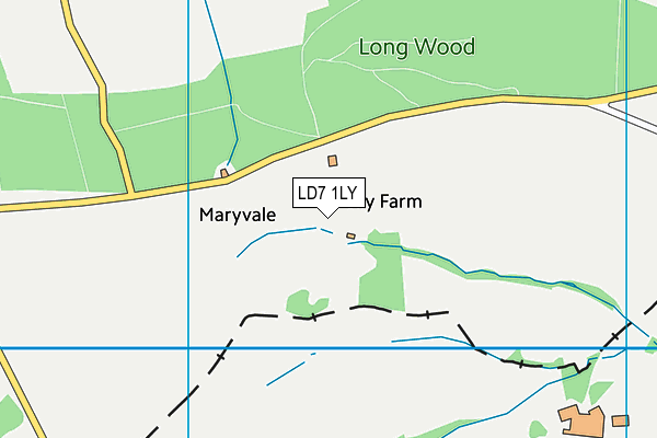 LD7 1LY map - OS VectorMap District (Ordnance Survey) LD7 1LY map - OS VectorMap District (Ordnance Survey)