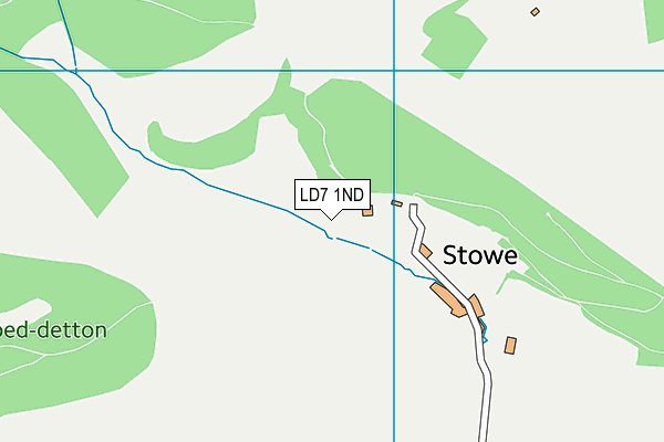 LD7 1ND map - OS VectorMap District (Ordnance Survey) LD7 1ND map - OS VectorMap District (Ordnance Survey)