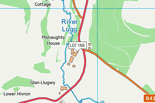 LD7 1NS map - OS VectorMap District (Ordnance Survey) LD7 1NS map - OS VectorMap District (Ordnance Survey)