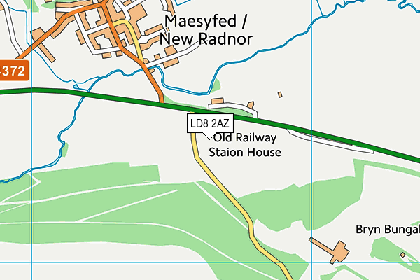 LD8 2AZ map - OS VectorMap District (Ordnance Survey) LD8 2AZ map - OS VectorMap District (Ordnance Survey)