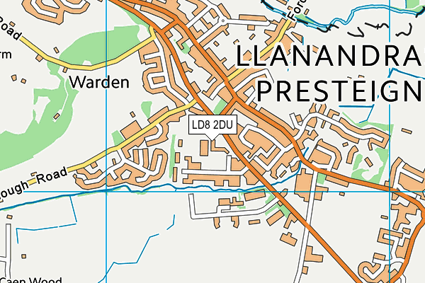 LD8 2DU map - OS VectorMap District (Ordnance Survey) LD8 2DU map - OS VectorMap District (Ordnance Survey)