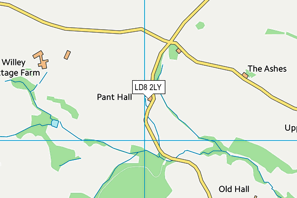 LD8 2LY map - OS VectorMap District (Ordnance Survey) LD8 2LY map - OS VectorMap District (Ordnance Survey)