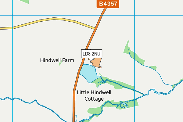 LD8 2NU map - OS VectorMap District (Ordnance Survey) LD8 2NU map - OS VectorMap District (Ordnance Survey)