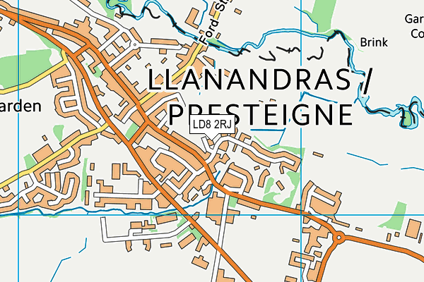 LD8 2RJ map - OS VectorMap District (Ordnance Survey) LD8 2RJ map - OS VectorMap District (Ordnance Survey)