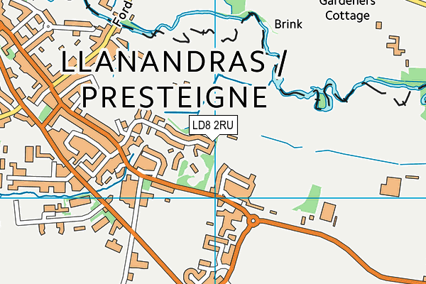 LD8 2RU map - OS VectorMap District (Ordnance Survey) LD8 2RU map - OS VectorMap District (Ordnance Survey)