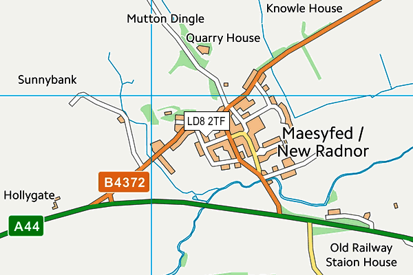 LD8 2TF map - OS VectorMap District (Ordnance Survey) LD8 2TF map - OS VectorMap District (Ordnance Survey)