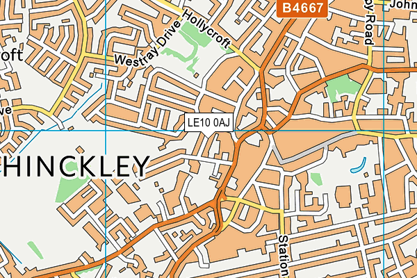 LE10 0AJ map - OS VectorMap District (Ordnance Survey) LE10 0AJ map - OS VectorMap District (Ordnance Survey)