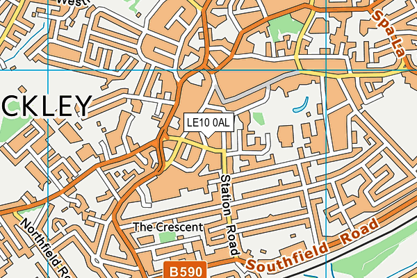 LE10 0AL map - OS VectorMap District (Ordnance Survey) LE10 0AL map - OS VectorMap District (Ordnance Survey)