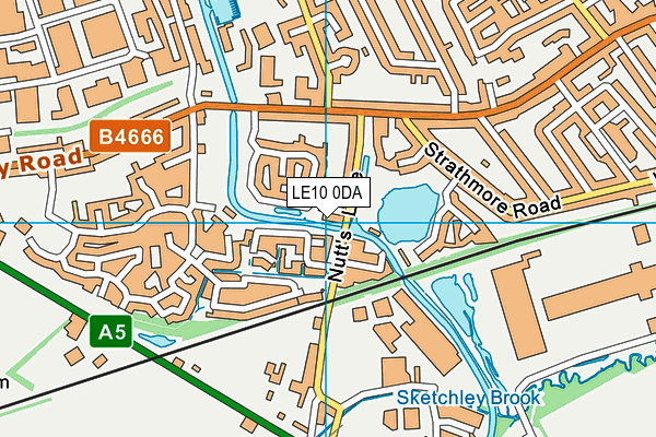 LE10 0DA map - OS VectorMap District (Ordnance Survey) LE10 0DA map - OS VectorMap District (Ordnance Survey)