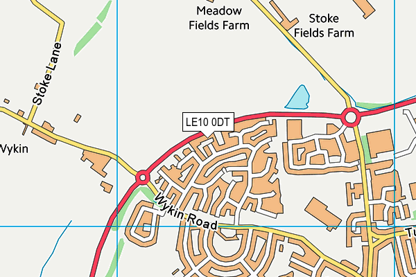 LE10 0DT map - OS VectorMap District (Ordnance Survey) LE10 0DT map - OS VectorMap District (Ordnance Survey)
