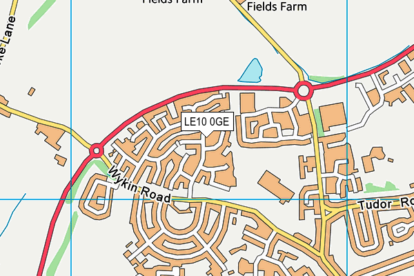 LE10 0GE map - OS VectorMap District (Ordnance Survey) LE10 0GE map - OS VectorMap District (Ordnance Survey)