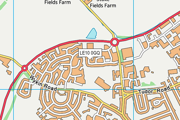 LE10 0GQ map - OS VectorMap District (Ordnance Survey) LE10 0GQ map - OS VectorMap District (Ordnance Survey)