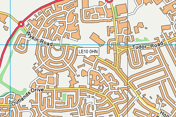 LE10 0HN map - OS VectorMap District (Ordnance Survey) LE10 0HN map - OS VectorMap District (Ordnance Survey)