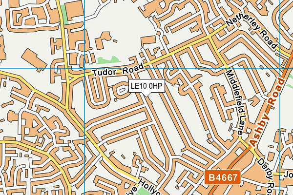 LE10 0HP map - OS VectorMap District (Ordnance Survey) LE10 0HP map - OS VectorMap District (Ordnance Survey)