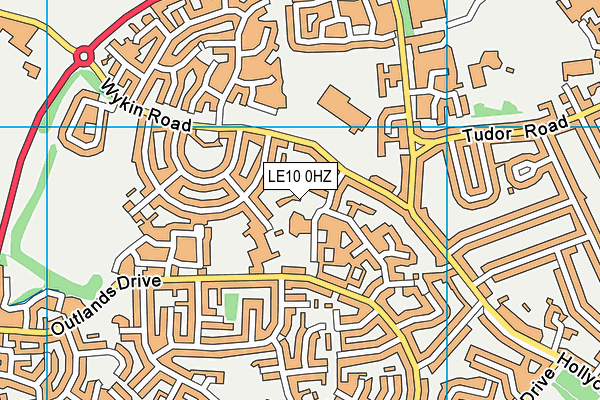 LE10 0HZ map - OS VectorMap District (Ordnance Survey) LE10 0HZ map - OS VectorMap District (Ordnance Survey)