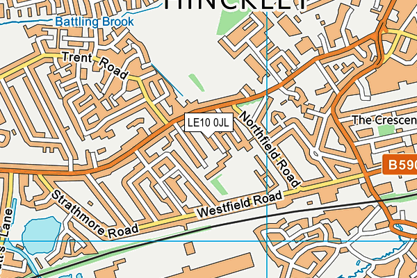 LE10 0JL map - OS VectorMap District (Ordnance Survey) LE10 0JL map - OS VectorMap District (Ordnance Survey)