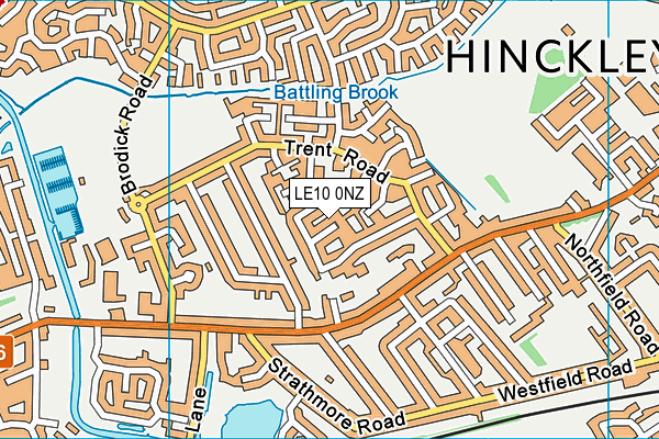 LE10 0NZ map - OS VectorMap District (Ordnance Survey) LE10 0NZ map - OS VectorMap District (Ordnance Survey)