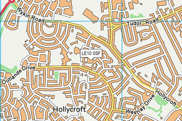 LE10 0SF map - OS VectorMap District (Ordnance Survey) LE10 0SF map - OS VectorMap District (Ordnance Survey)
